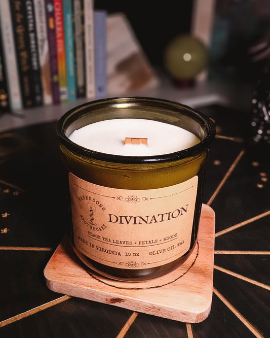 Divination | 10 oz. Olive Oil Wax Candle
