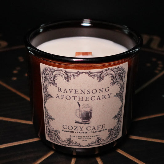 Cozy Cafe | 10 oz. Olive Oil Wax Candle